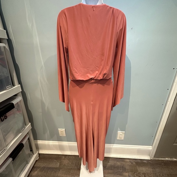 Misa Los Angeles Dusty Rose Pink High Low Dress Size Small New with Tag - Picture 6 of 13